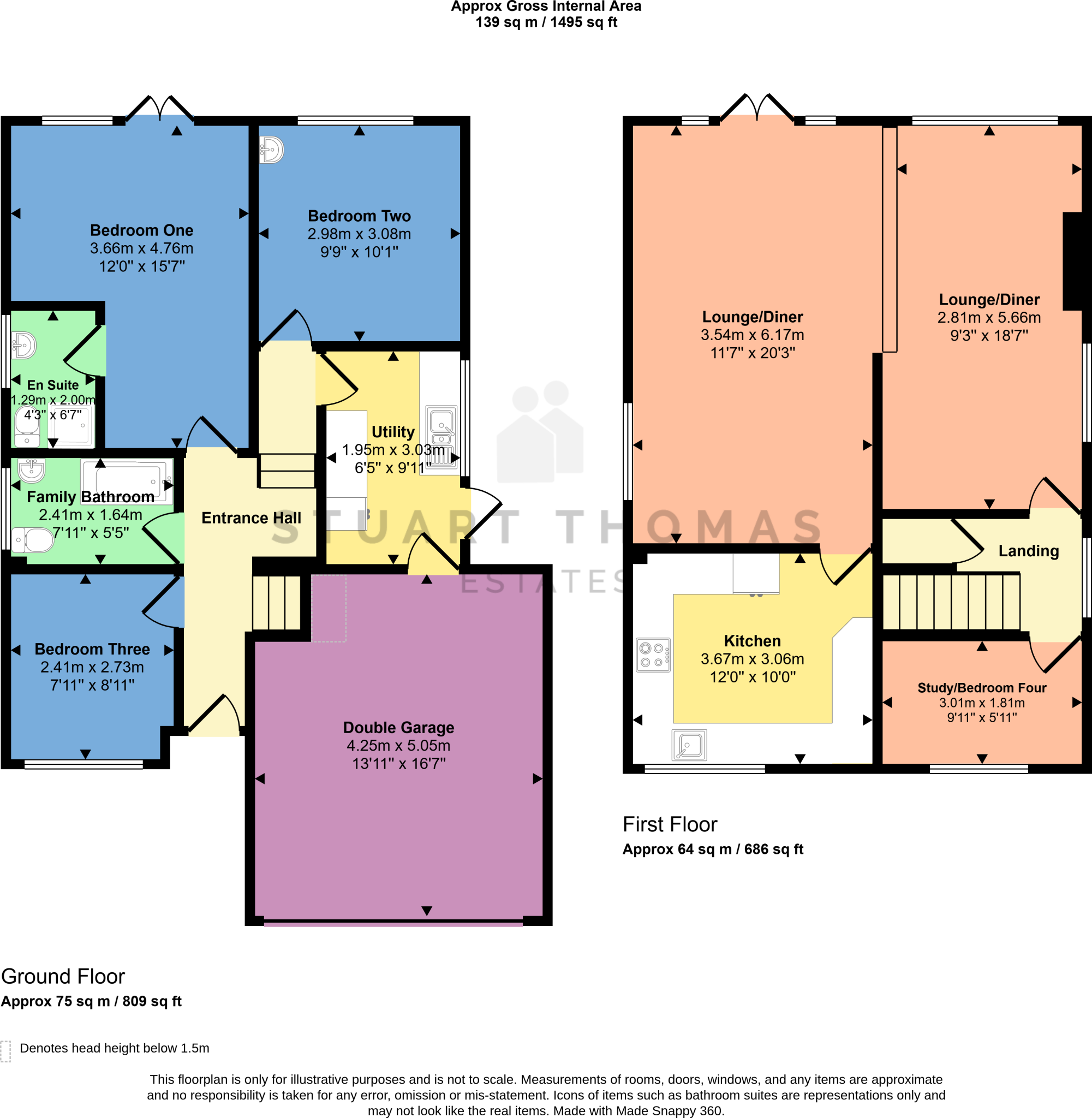 Borrowdale Road, Benfleet floorplan