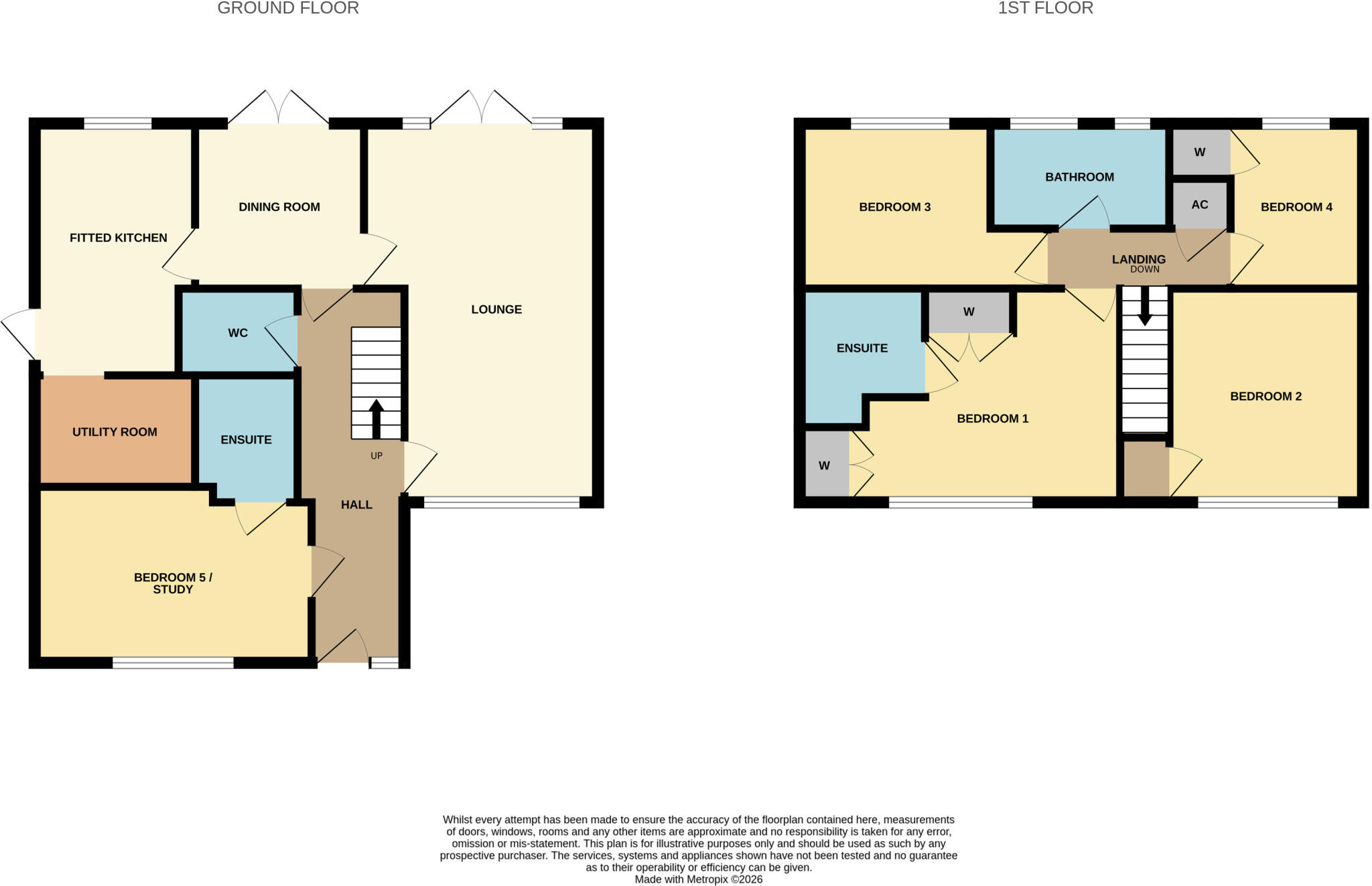 3 Westfield Road, Fernhill Heath, Worcestershire, WR3 7XE floorplan