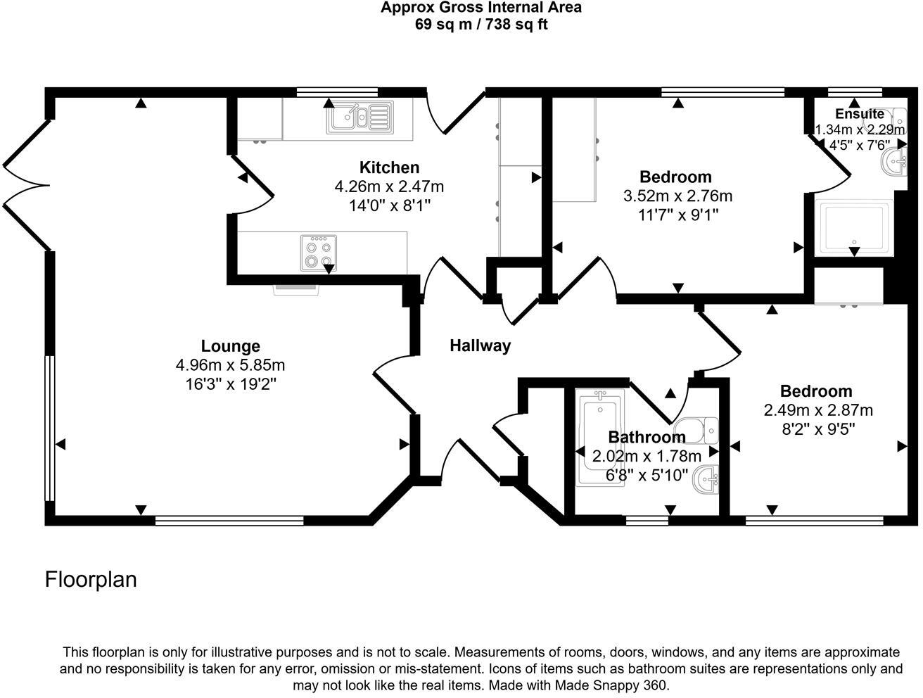 West Street, Whitland floorplan