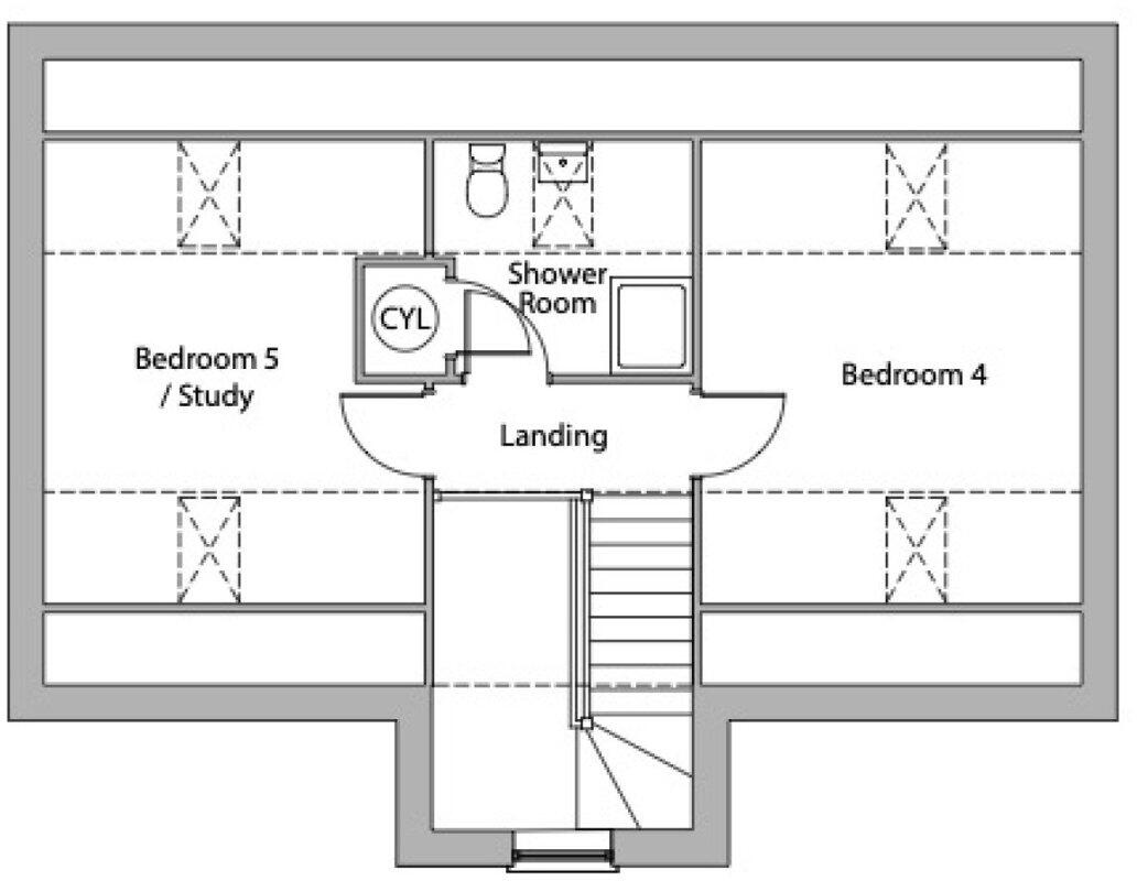Grantham, Plot 18, St Marks Pavilion, Woodley, Stockport, Greater Manchester, SK6 floorplan