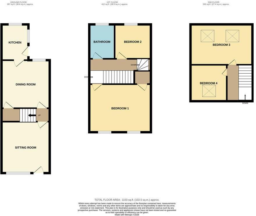 Spooner Road, Broomhill, Sheffield floorplan