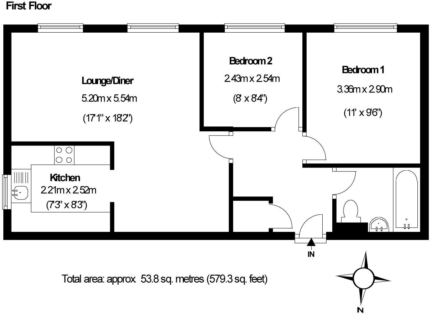 Alexandra Gardens, Knaphill, Woking, Surrey, GU21 floorplan