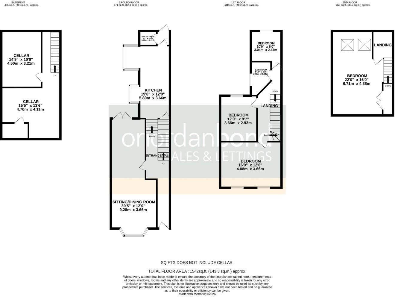 St. Michaels Mount, Abington, Northampton NN1 floorplan