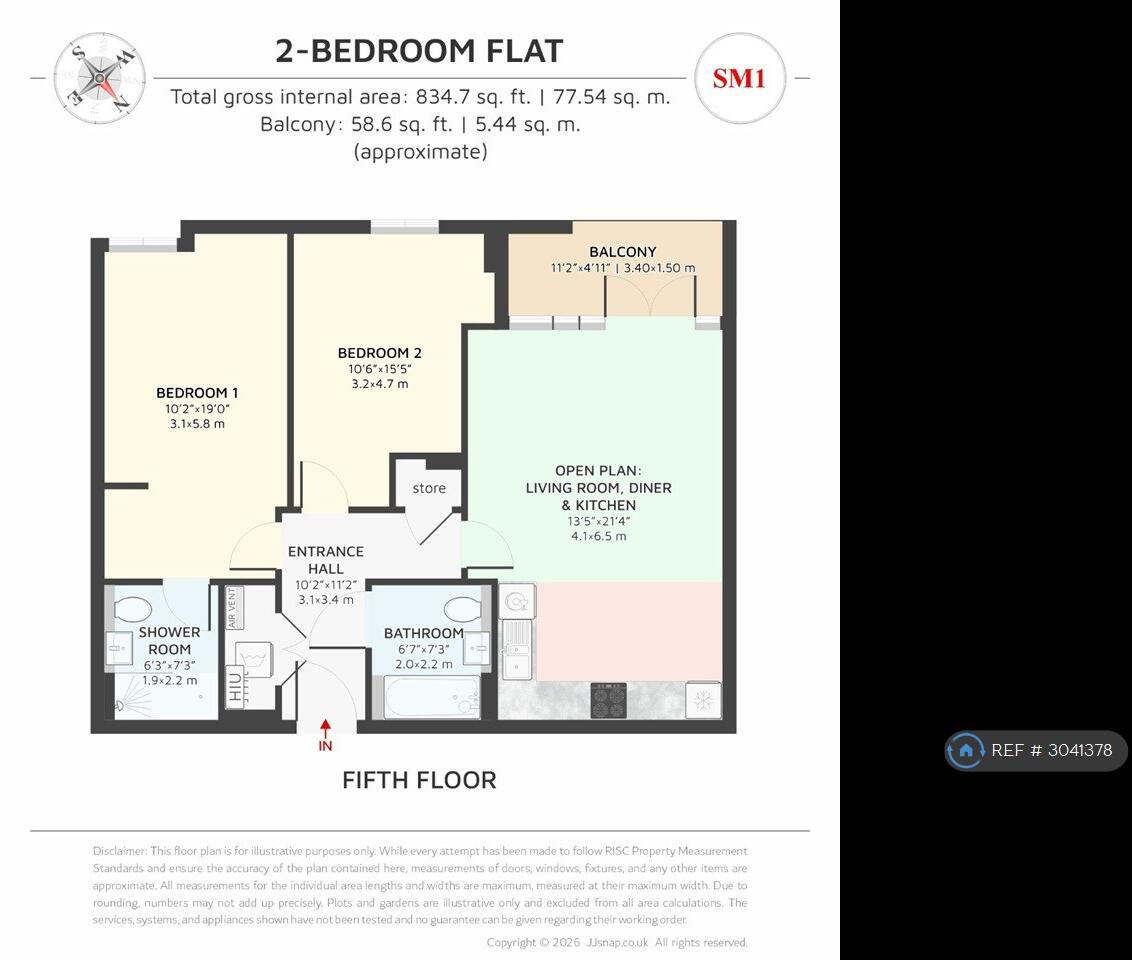 Tavernelle House, Sutton, SM1 floorplan