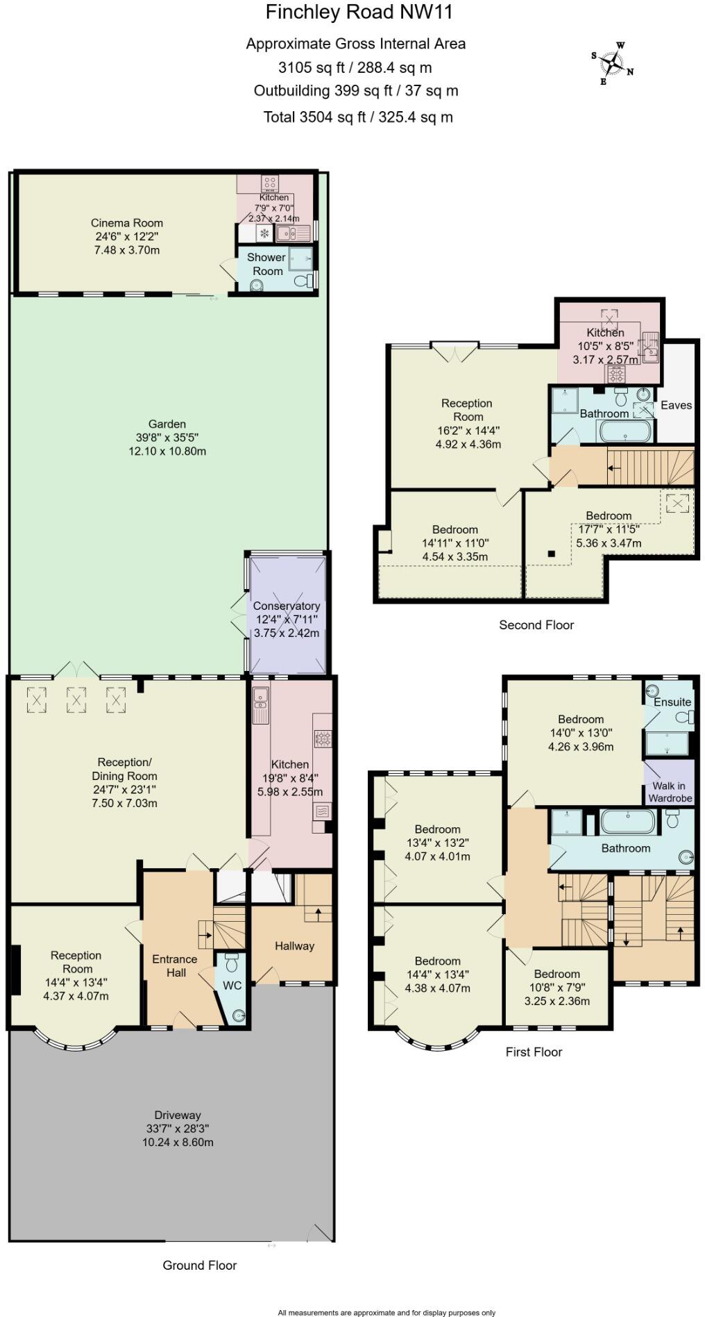 Finchley Road, Temple Fortune, NW11 7HB floorplan