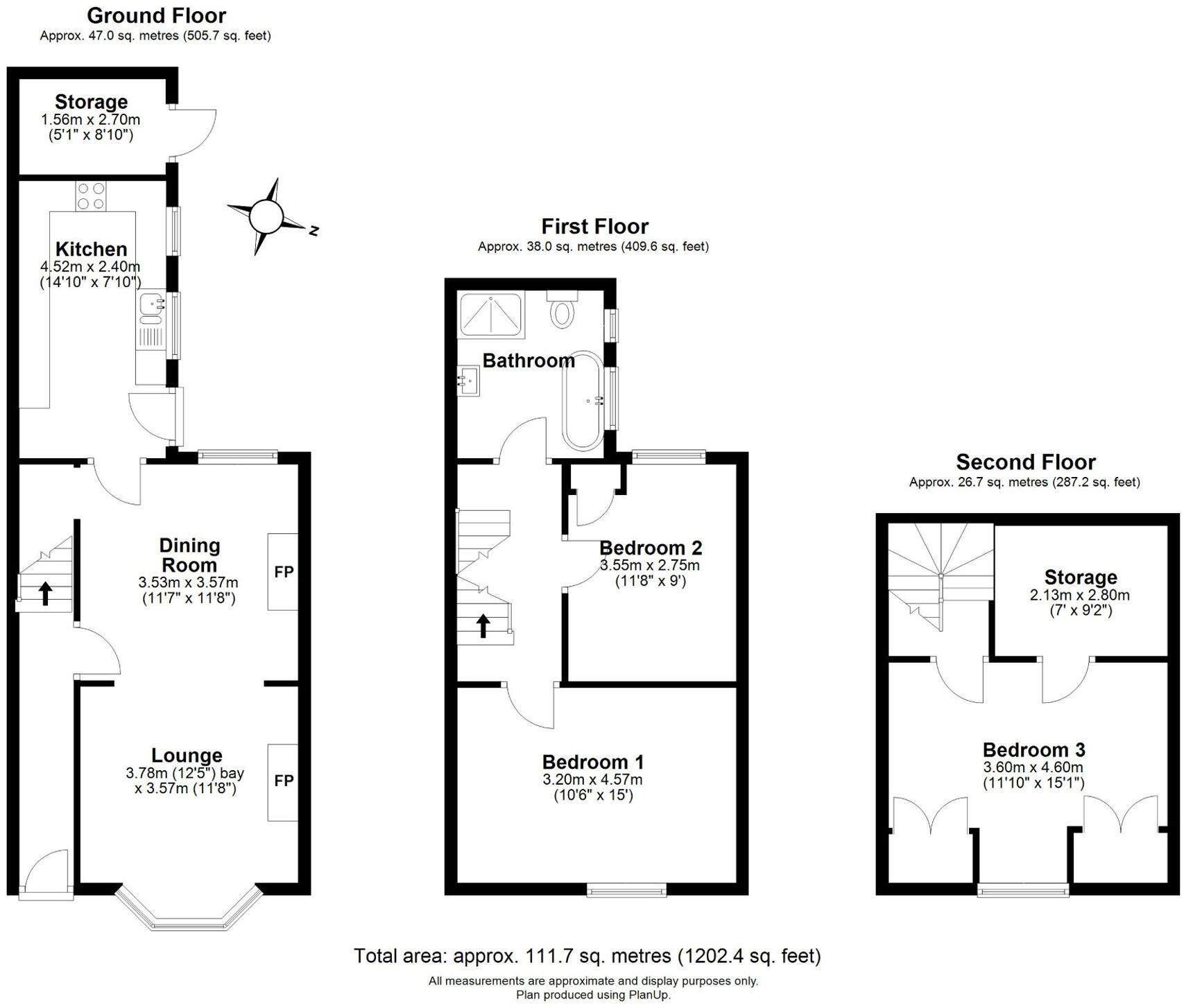 Newnham Terrace, Harrogate, HG2 floorplan