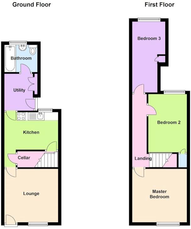 Russell Street LOUGHBOROUGH Leicestershire  floorplan