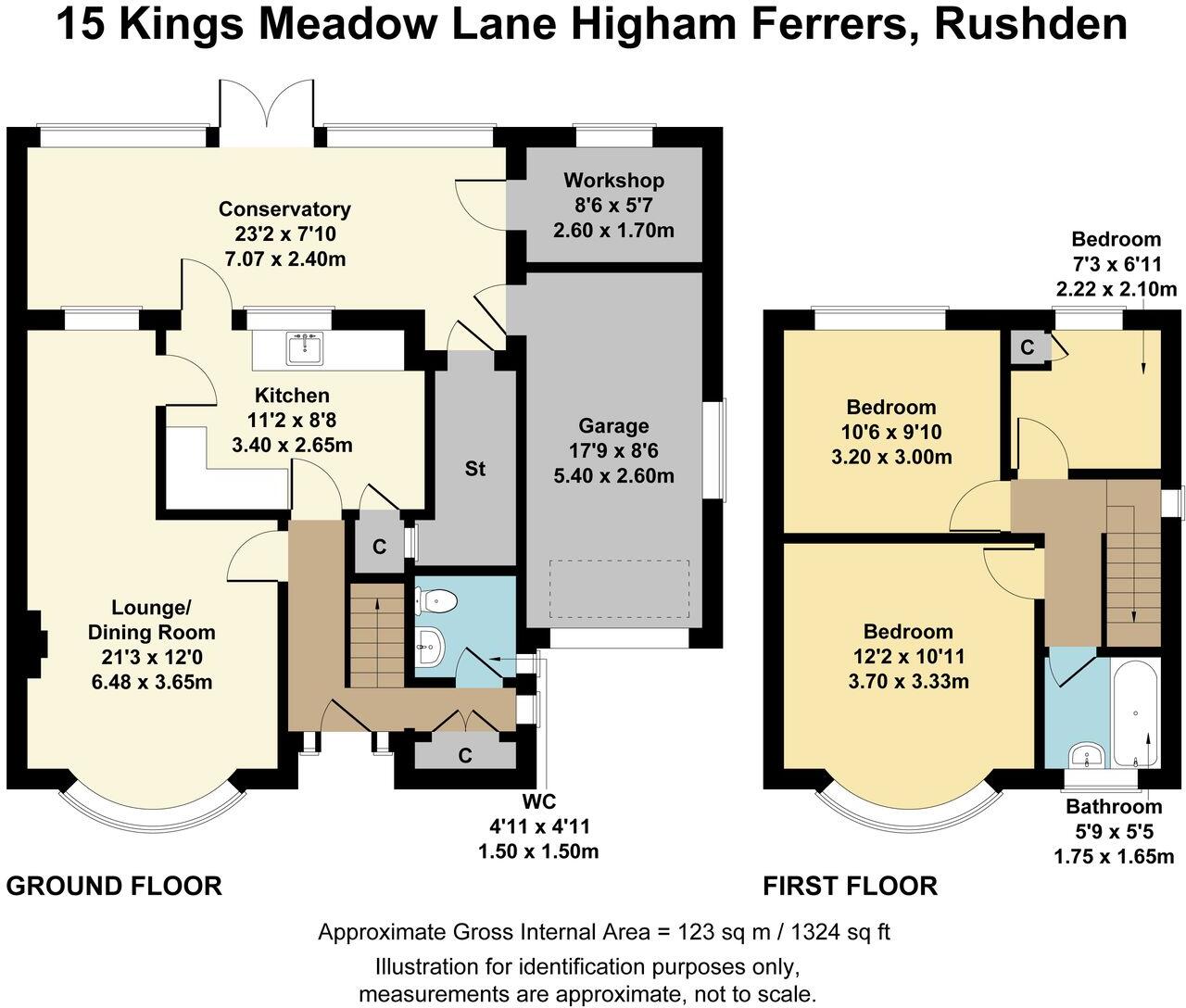 Kings Meadow Lane, Higham Ferrers, Rushden, NN10 floorplan