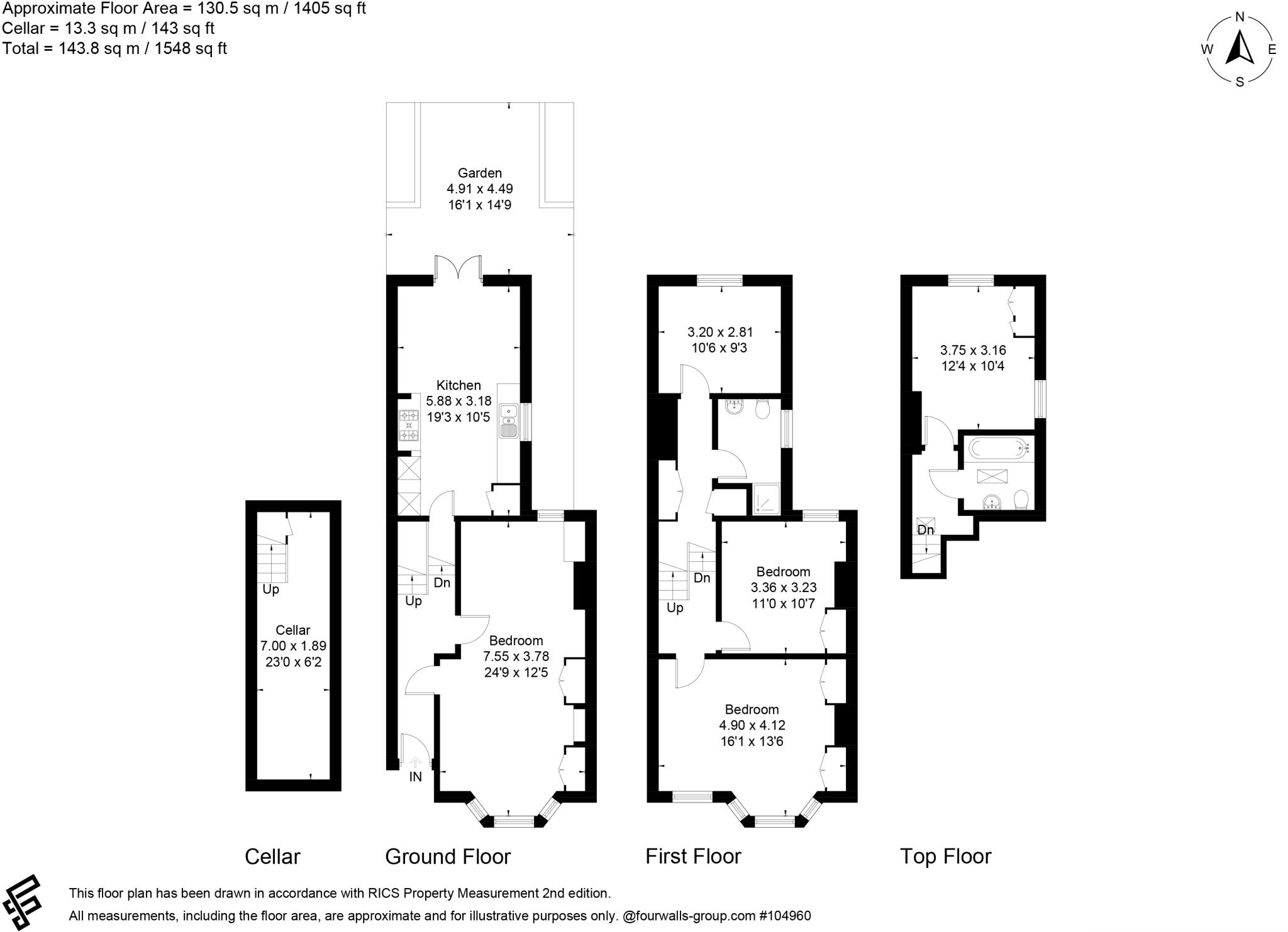 Prairie Street, London, SW8 floorplan