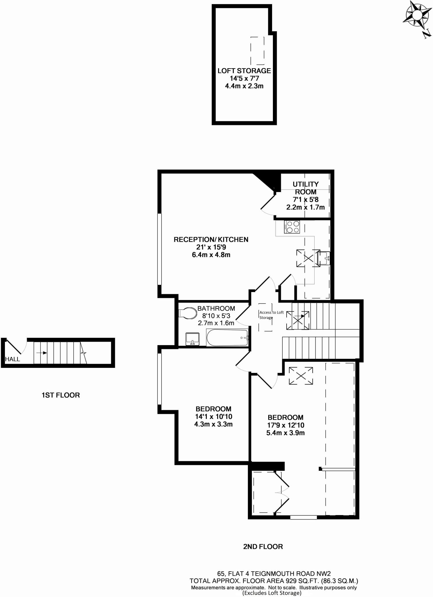 Teignmouth Road, Willesden Green floorplan