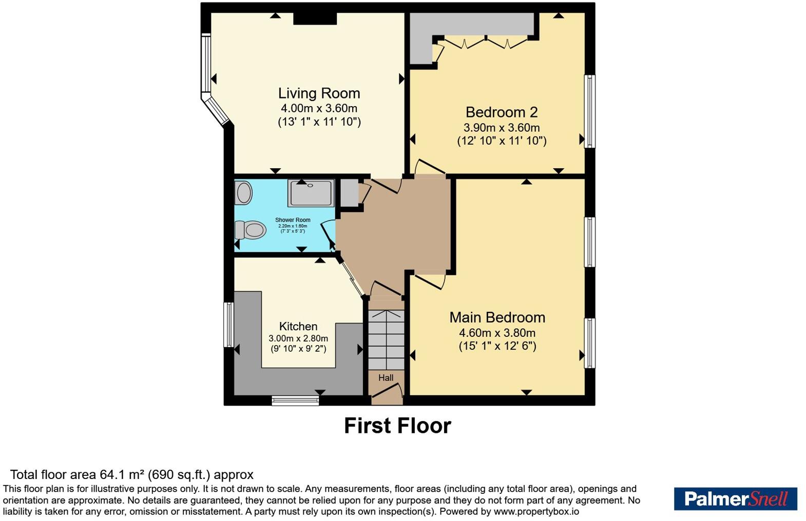 Granby Close, Weymouth, Dorset, DT4 floorplan