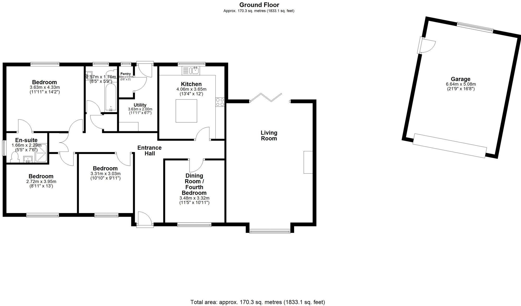Pilcox Hall Lane, Tendring, CO16 floorplan
