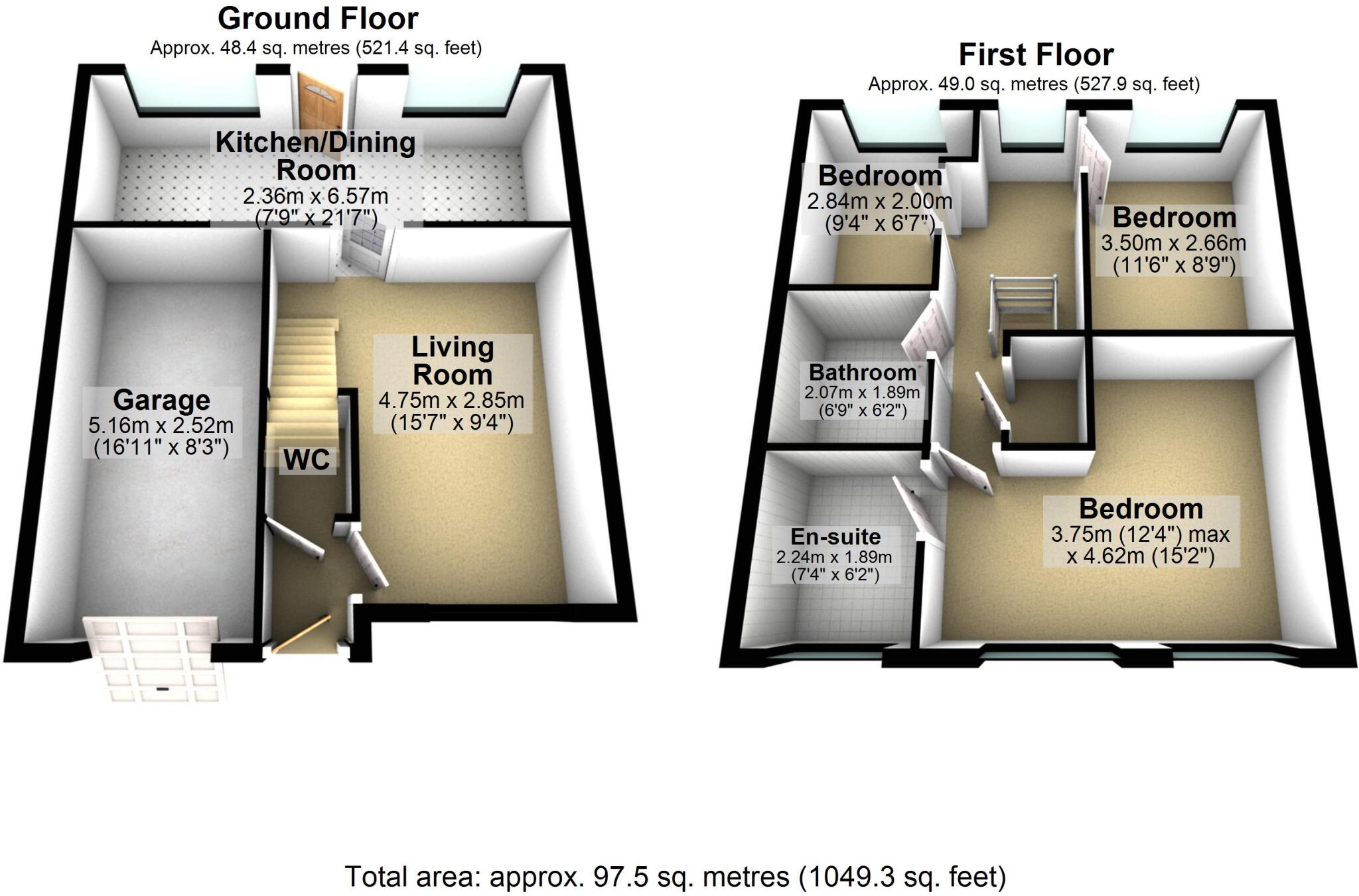 Avoncliffe Close, Rochdale, Greater Manchester, OL11 floorplan