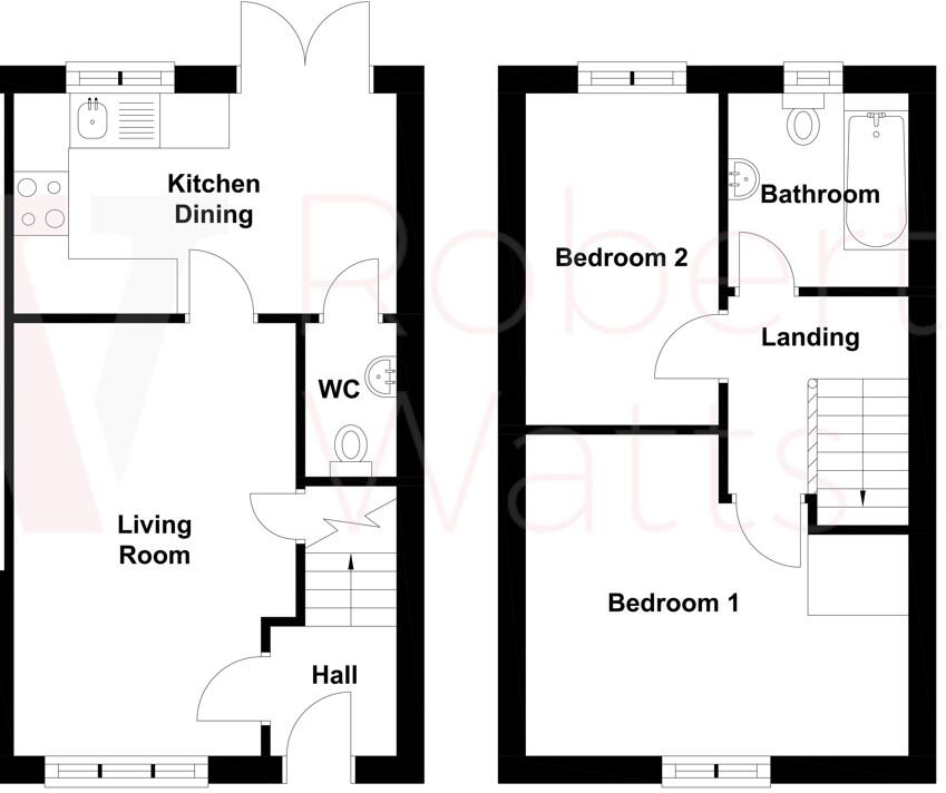 Moorland Lane, Tyersal, Bradford, West Yorkshire, BD4 floorplan