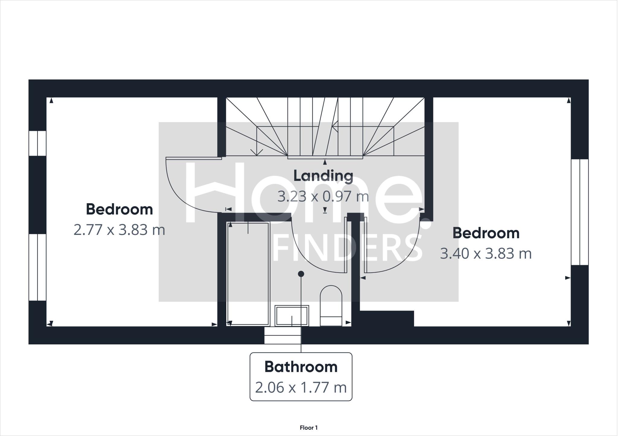 Homington Avenue, Badbury Park, Coate, Swindon, Wiltshire, SN3 floorplan