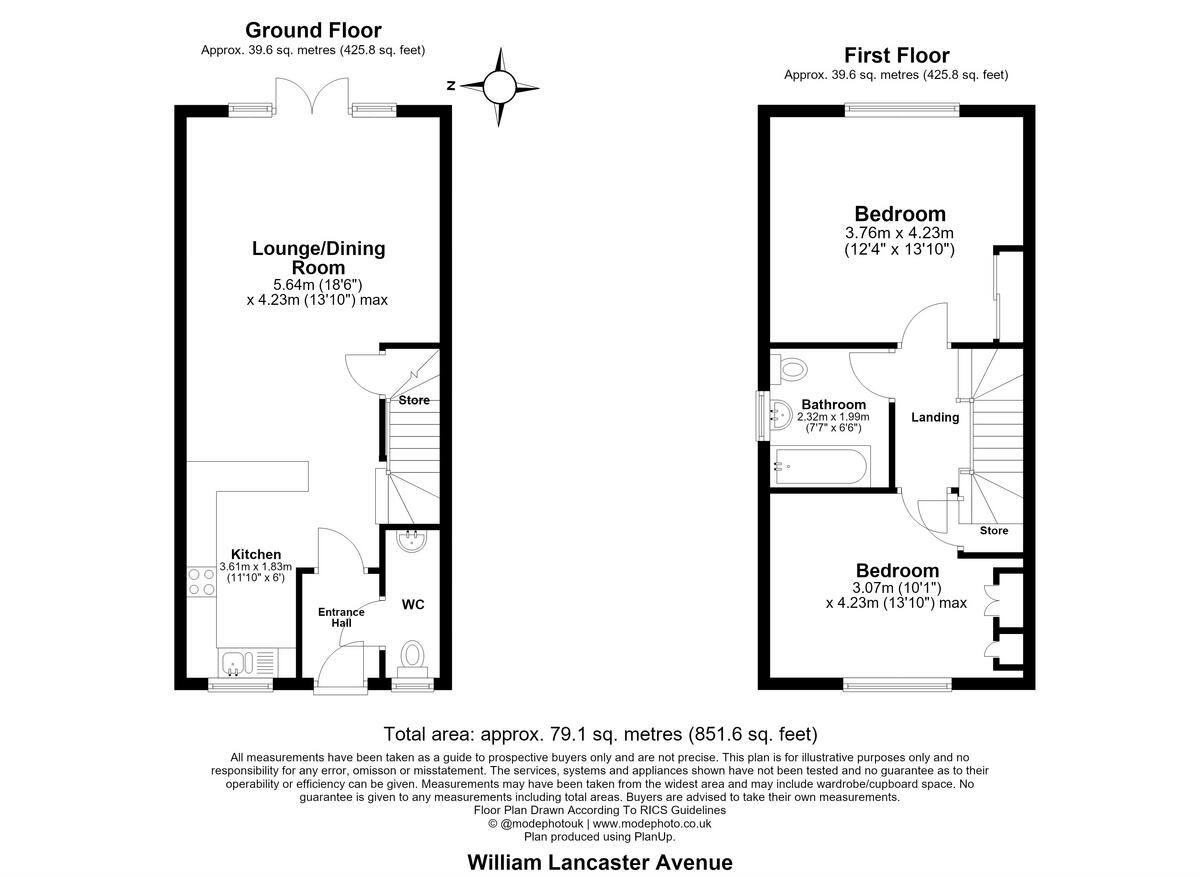 William Lancaster Avenue, Chelmsford, CM1 6 floorplan