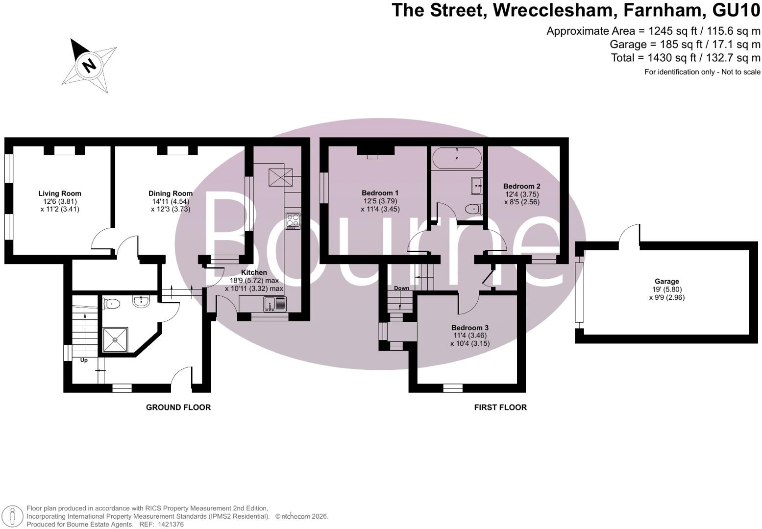 The Street, Wrecclesham, Farnham, Surrey, GU10 floorplan