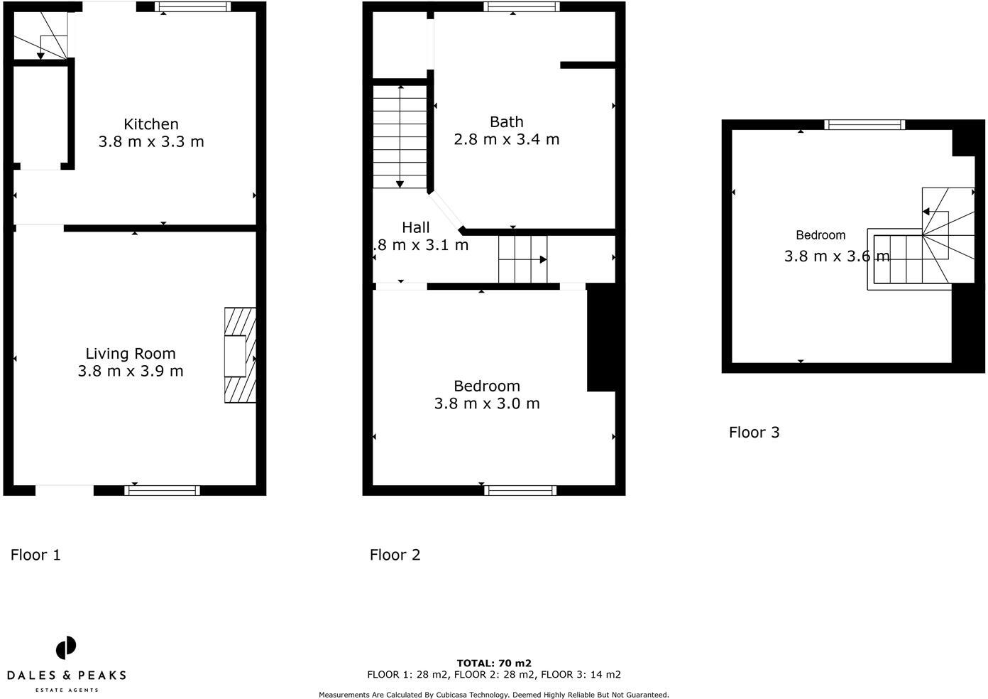 John Street, Brampton, Chesterfield floorplan