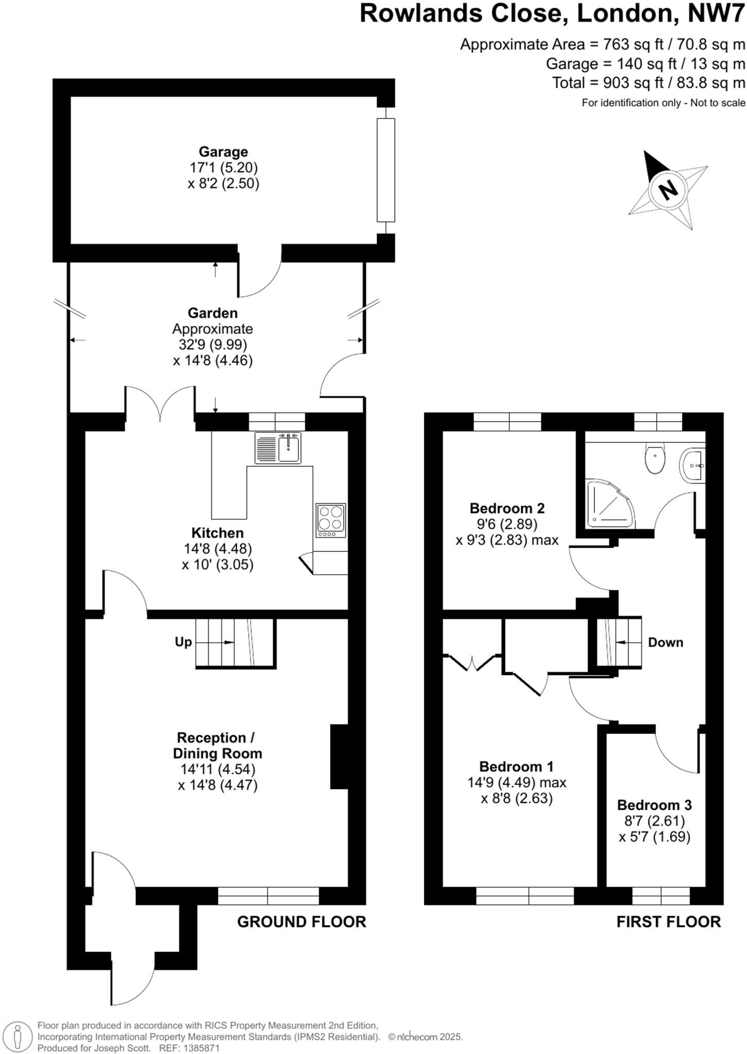 Rowlands Close, London, NW7 floorplan