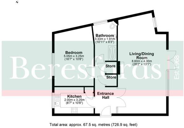Flat 22 Ashleigh Court, Station Lane, Ingatestone, Essex, CM4 0BN floorplan