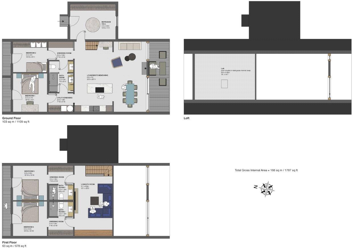 Powdermill Lane, Battle floorplan