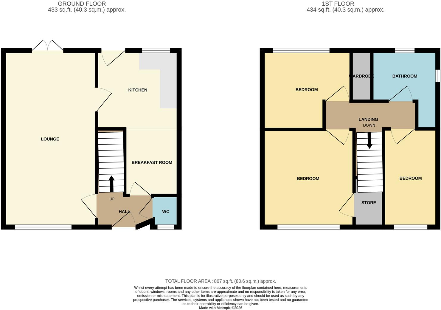 Cherry Close, Canvey Island floorplan