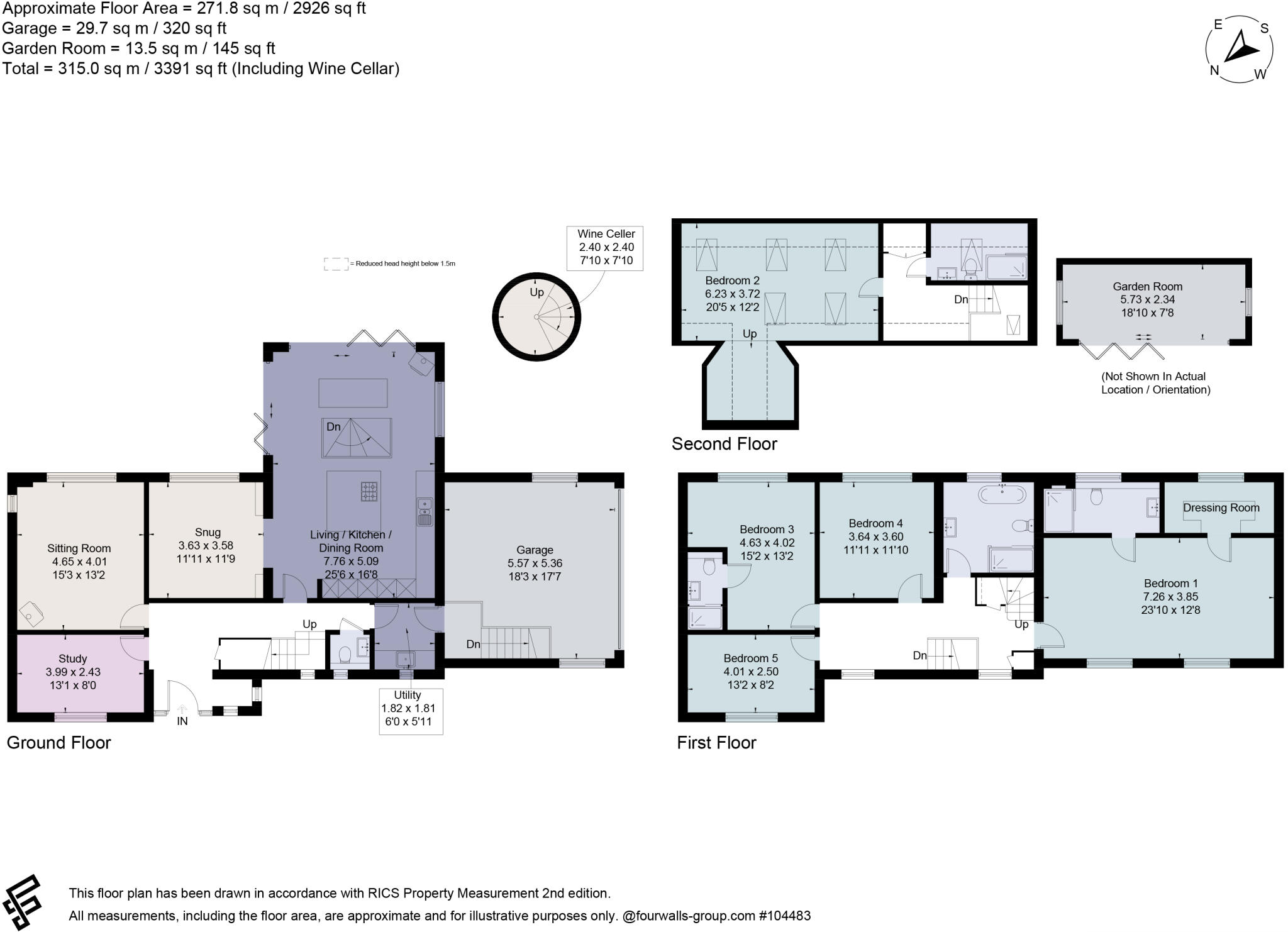 1, Barnfield Way, Batheaston, Bath, Somerset, BA1 floorplan