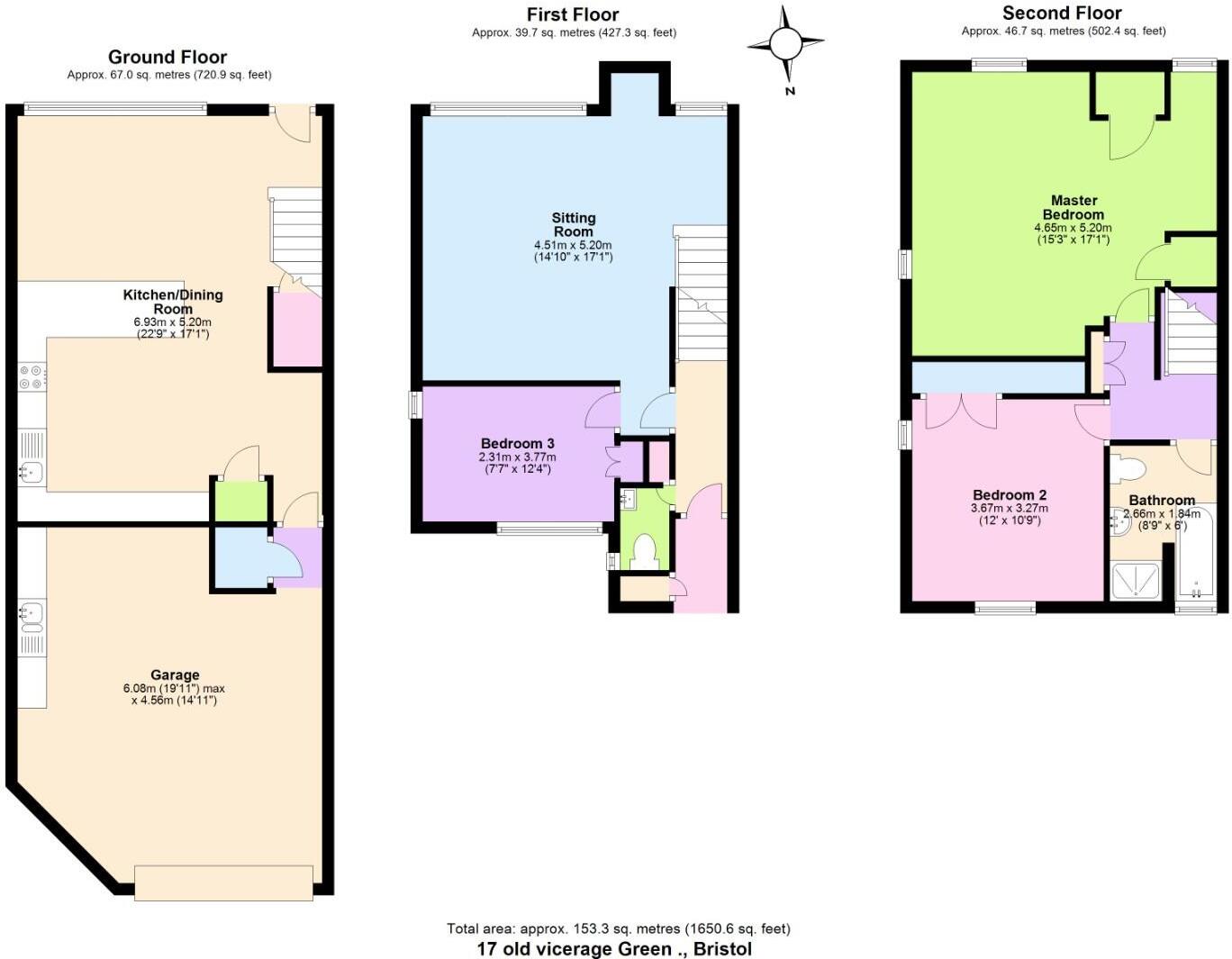 Old Vicarage Green, Keynsham, Bristol floorplan