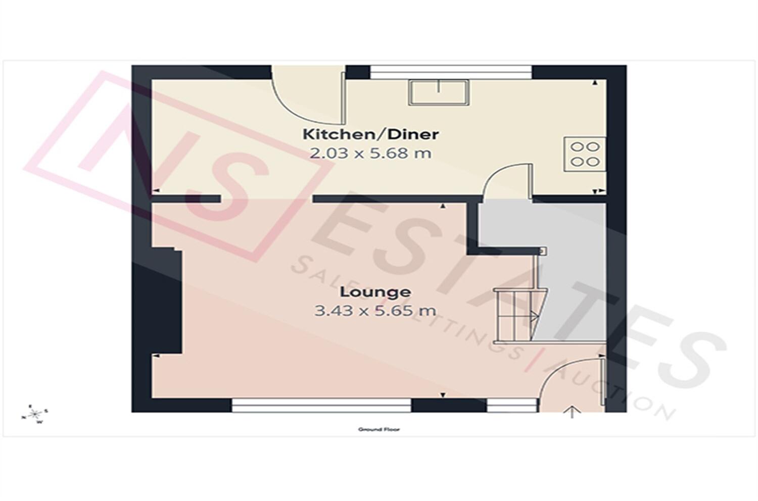 East Crescent, Whinney Banks, Middlesbrough, TS5 floorplan