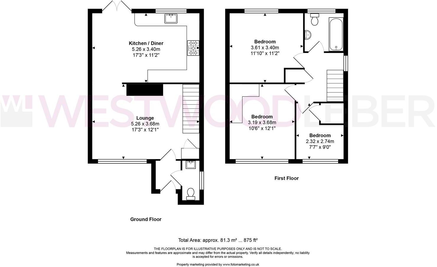Granville Gardens, Hoddesdon floorplan