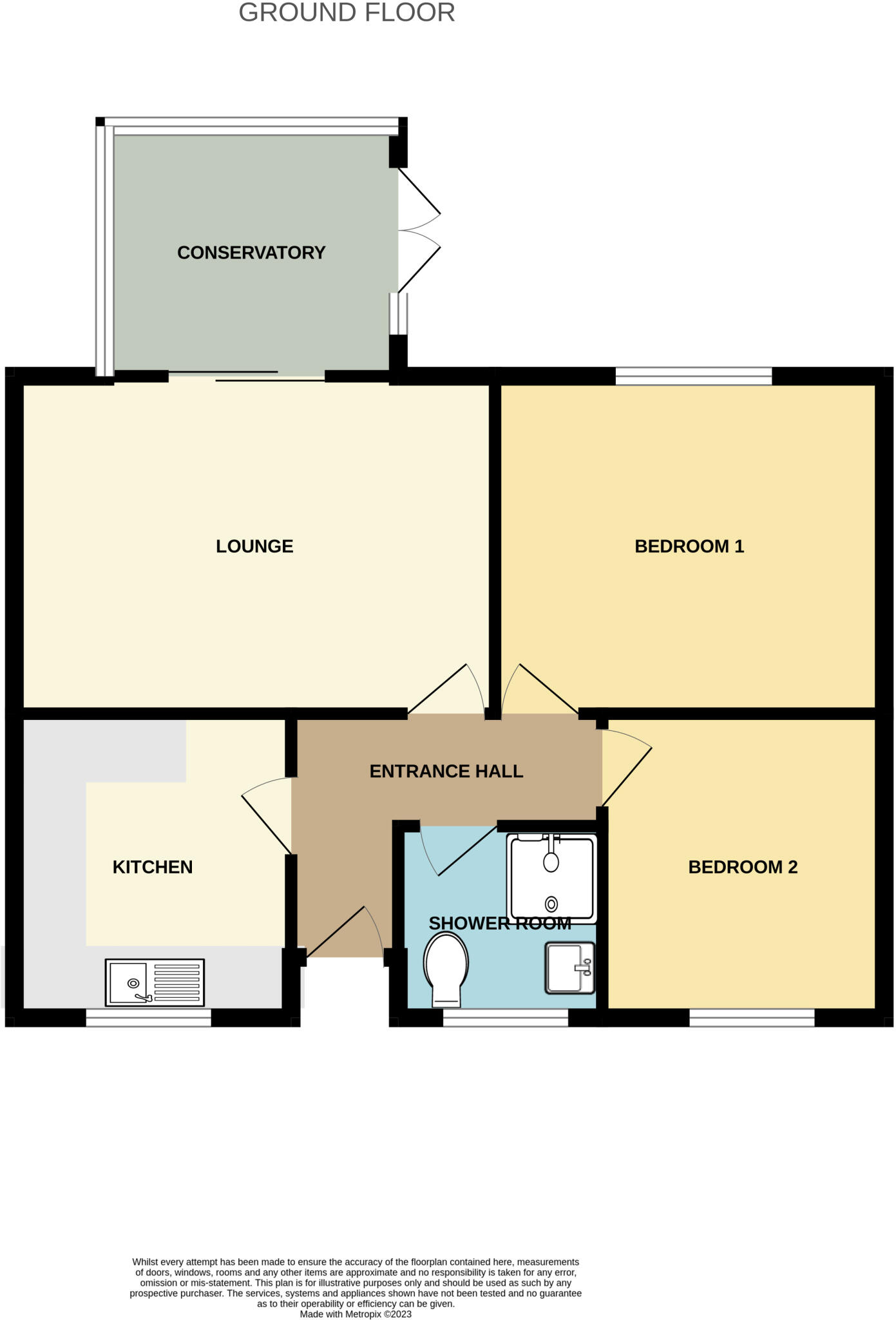 Queens Road, Brandon floorplan