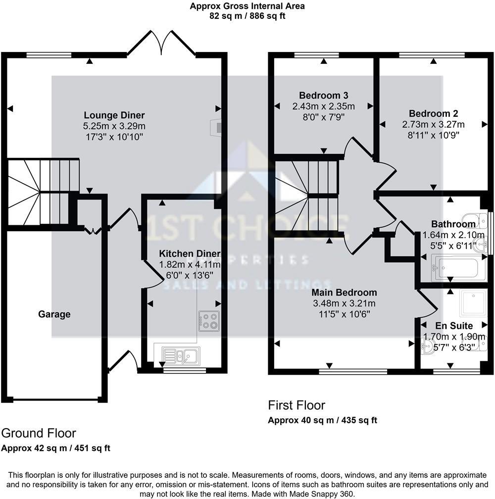 The Oval, Oldbrook, Milton Keynes floorplan