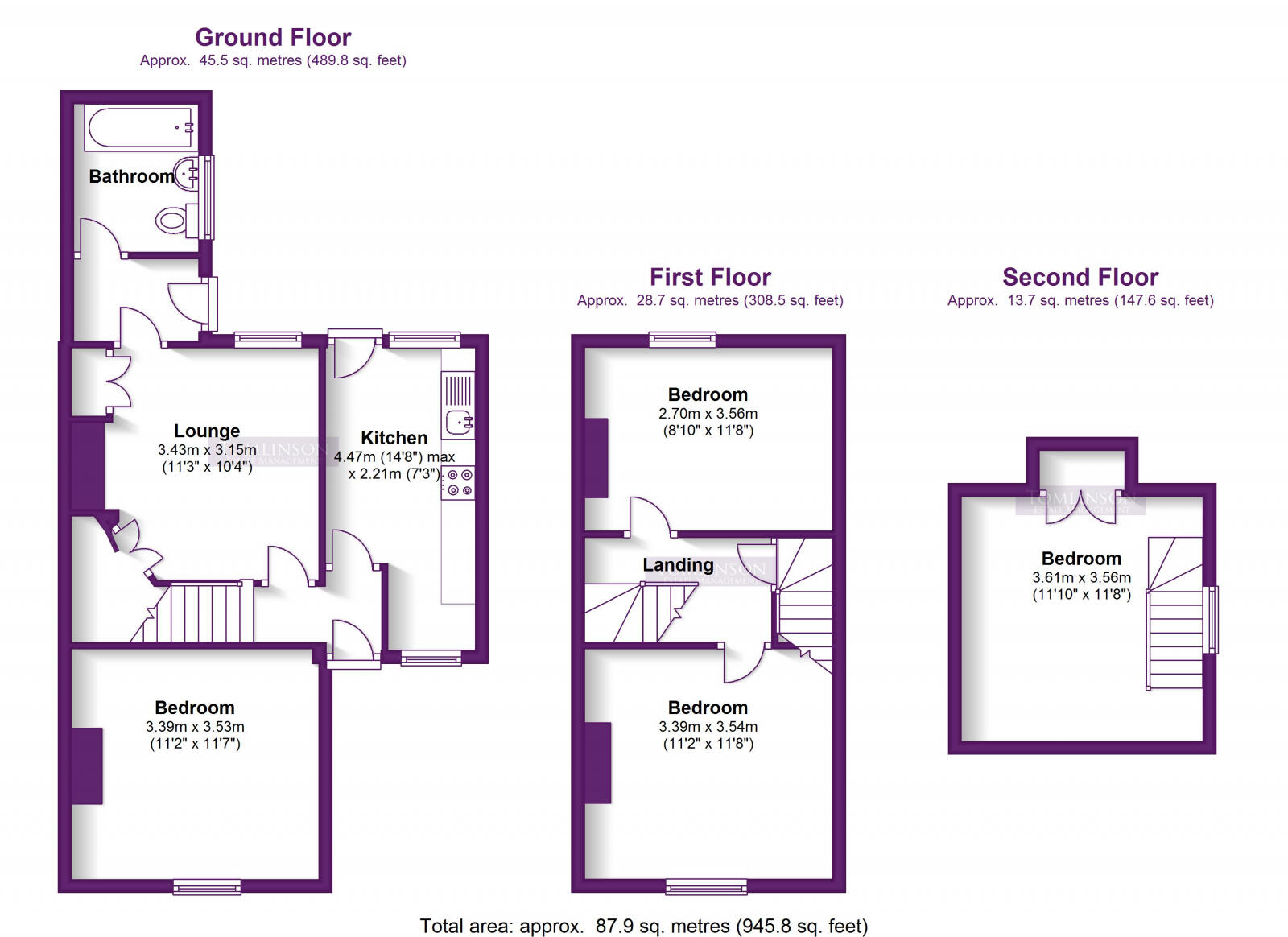 Highfield Road, Dunkirk, Nottingham, NG7 2JE floorplan
