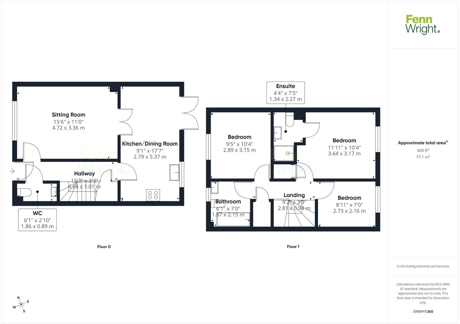 Bibbys Way, Framlingham, Woodbridge, Suffolk, IP13 floorplan