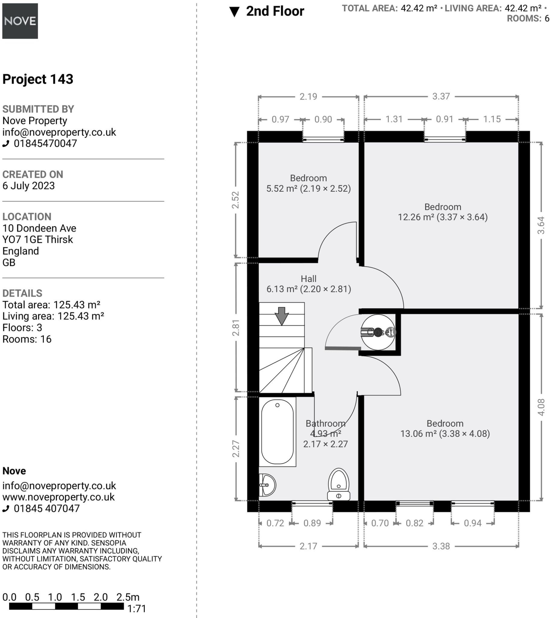 Dondeen Avenue, Thirsk, YO7 floorplan