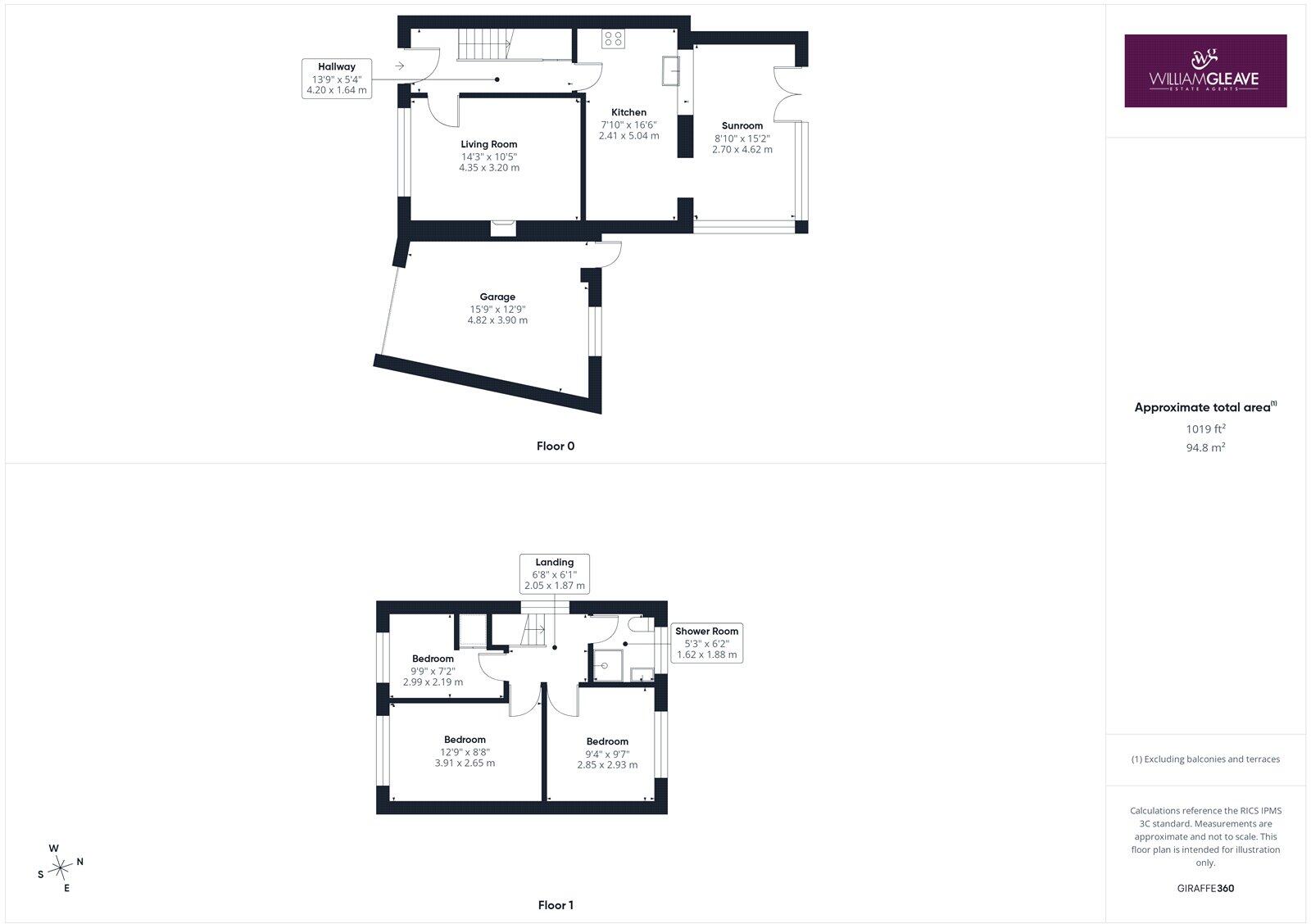 Bron Wern, Llanddulas, Abergele, Conwy, LL22 floorplan