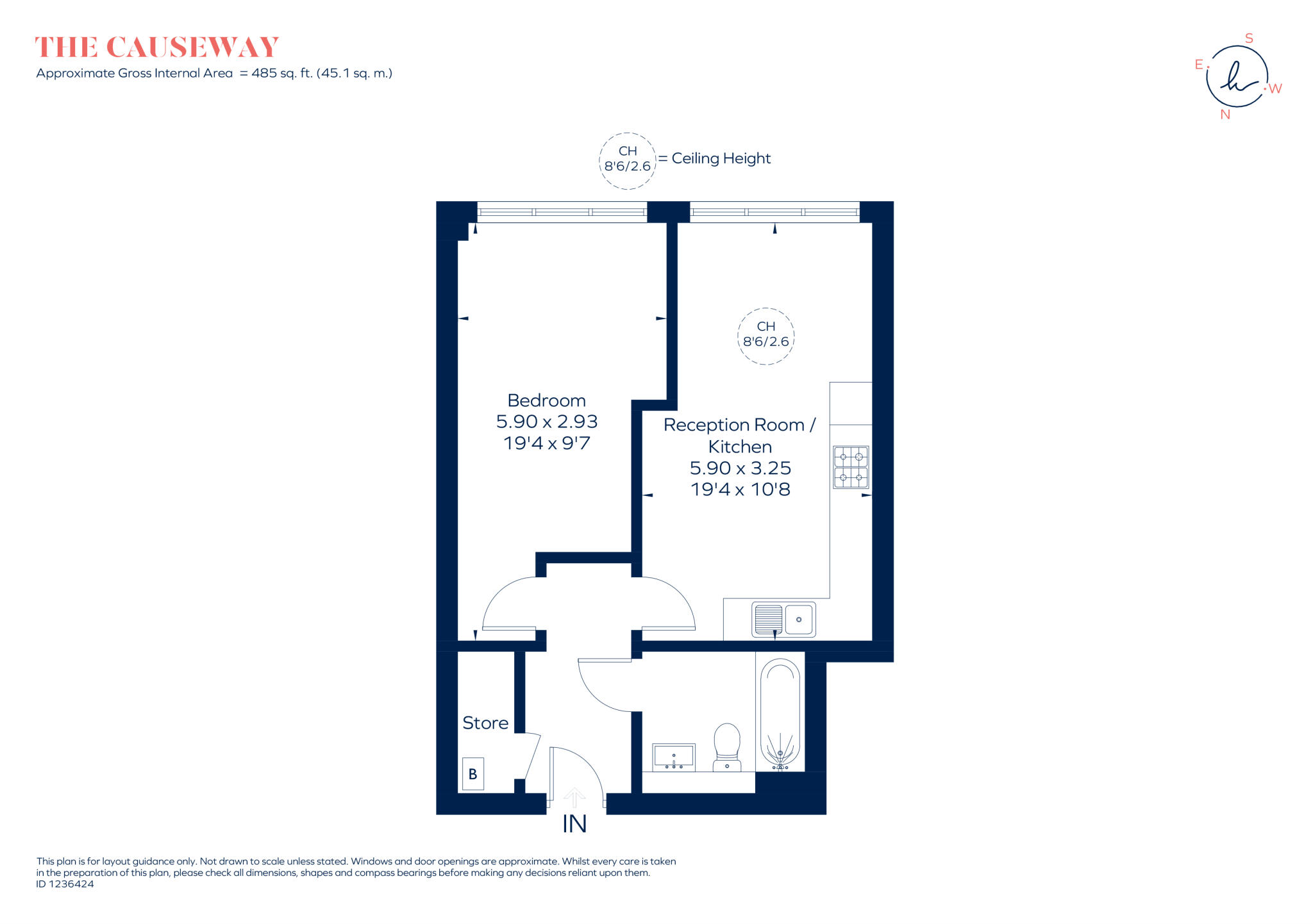 Lakeside East Lakeside Close Staines Upon Thames TW18 floorplan