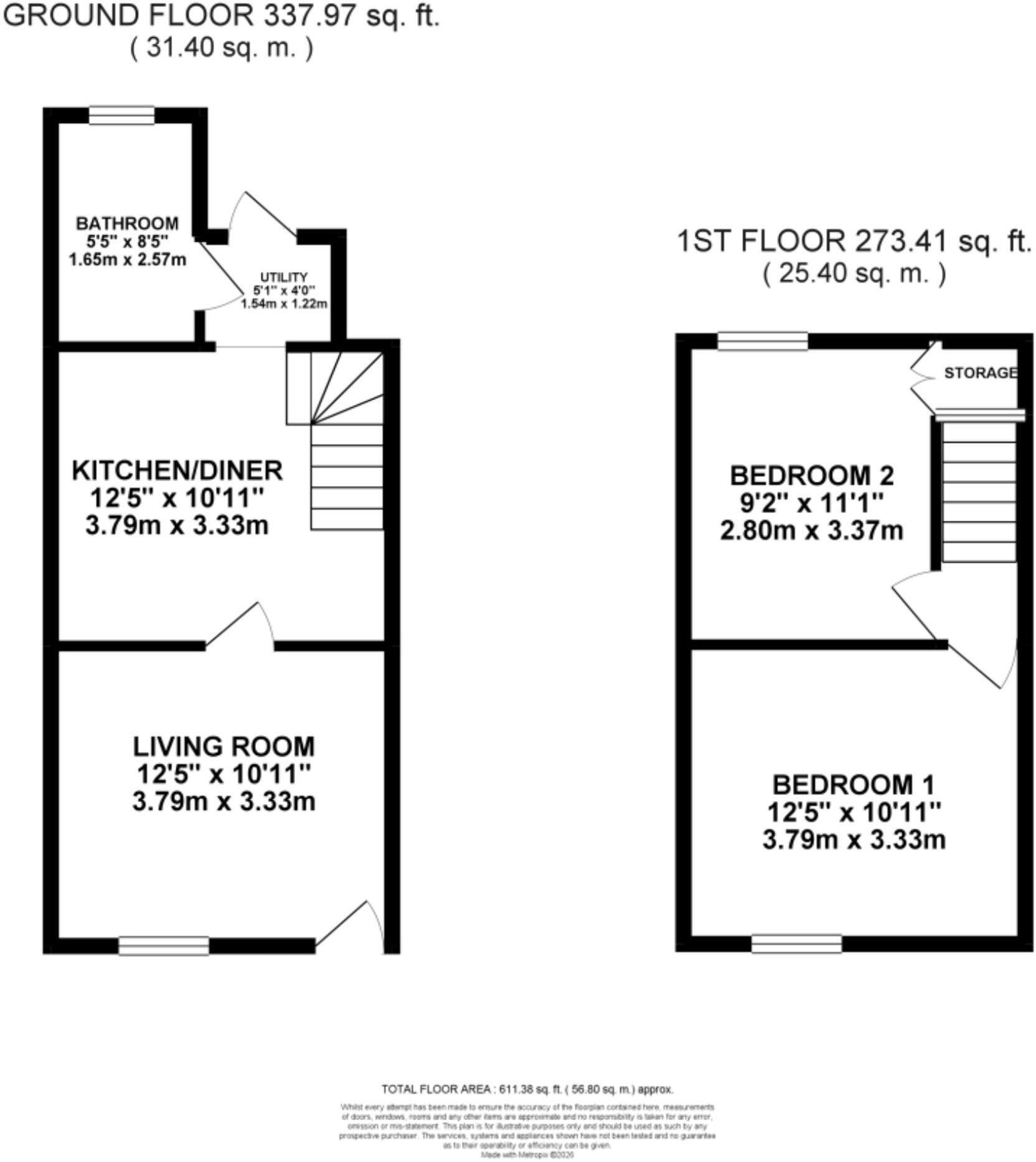 Longton Road, Stone, ST15 floorplan