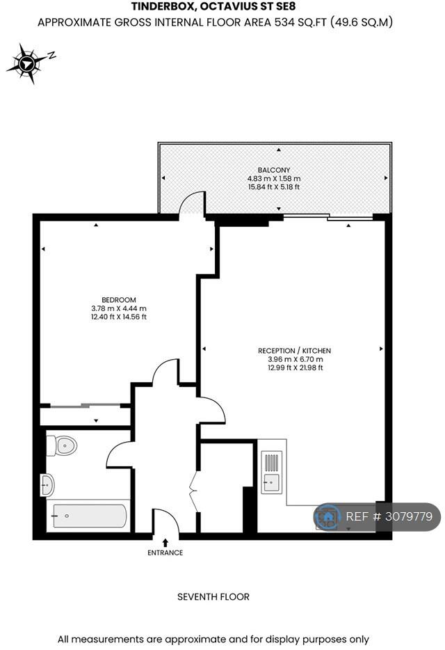 Tinderbox House, London, SE8 floorplan