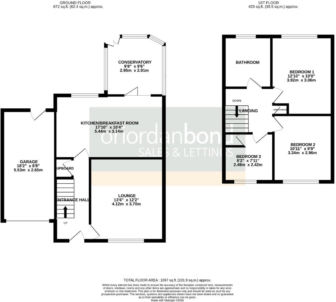 Parkside, Ecton Brook, Northampton NN3 floorplan