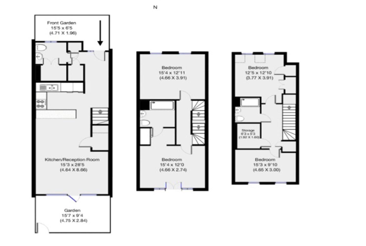 Caird Street, W10 floorplan