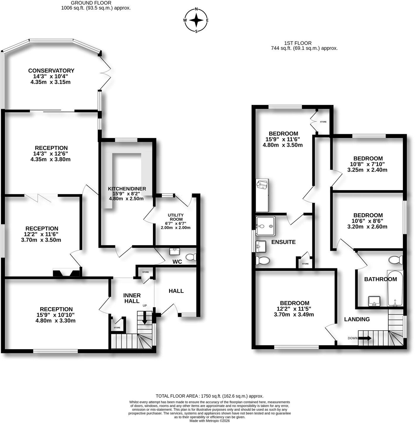 Does Meadow Road, Bromborough floorplan