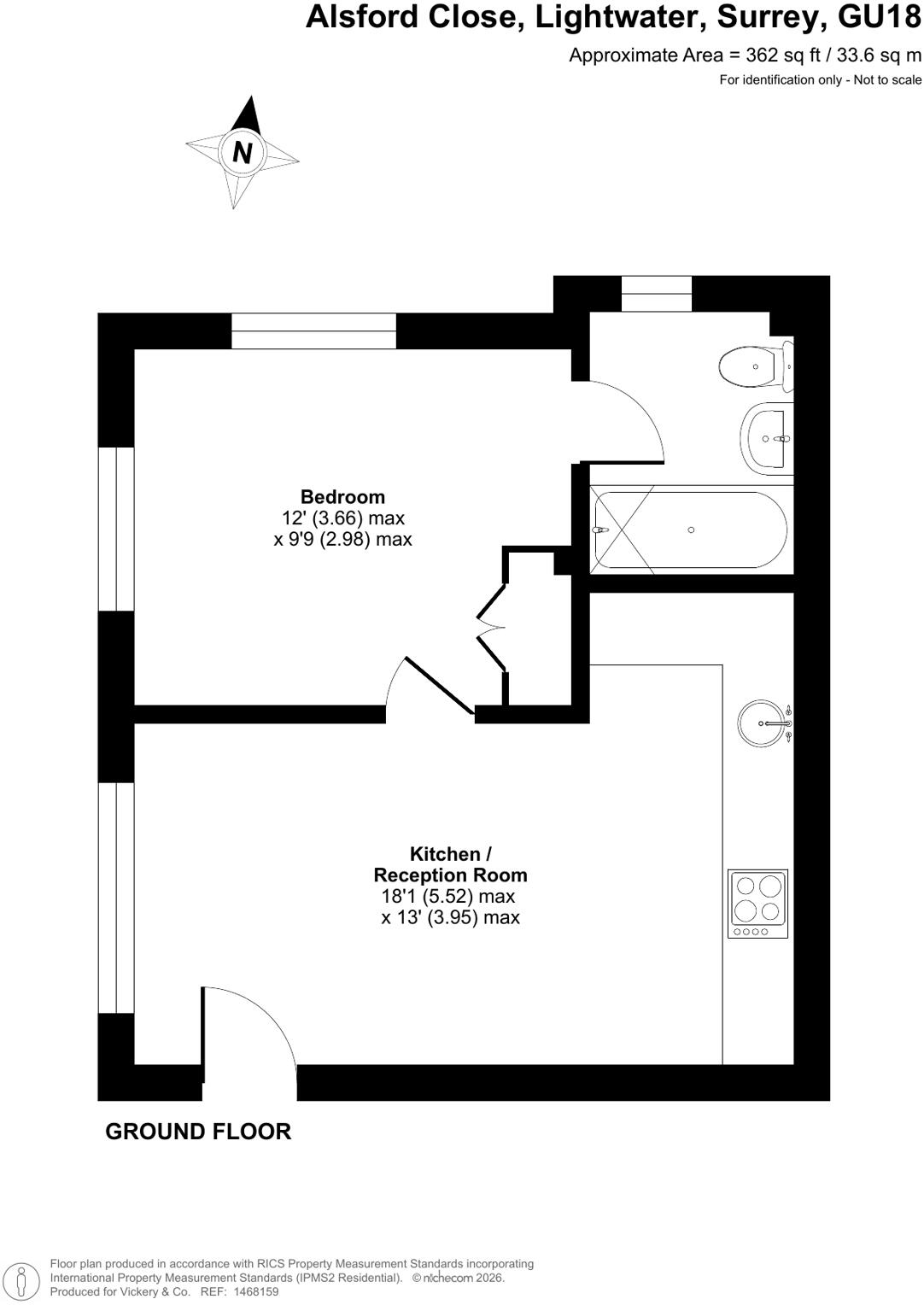 Alsford Close, Lightwater, Surrey, GU18 floorplan