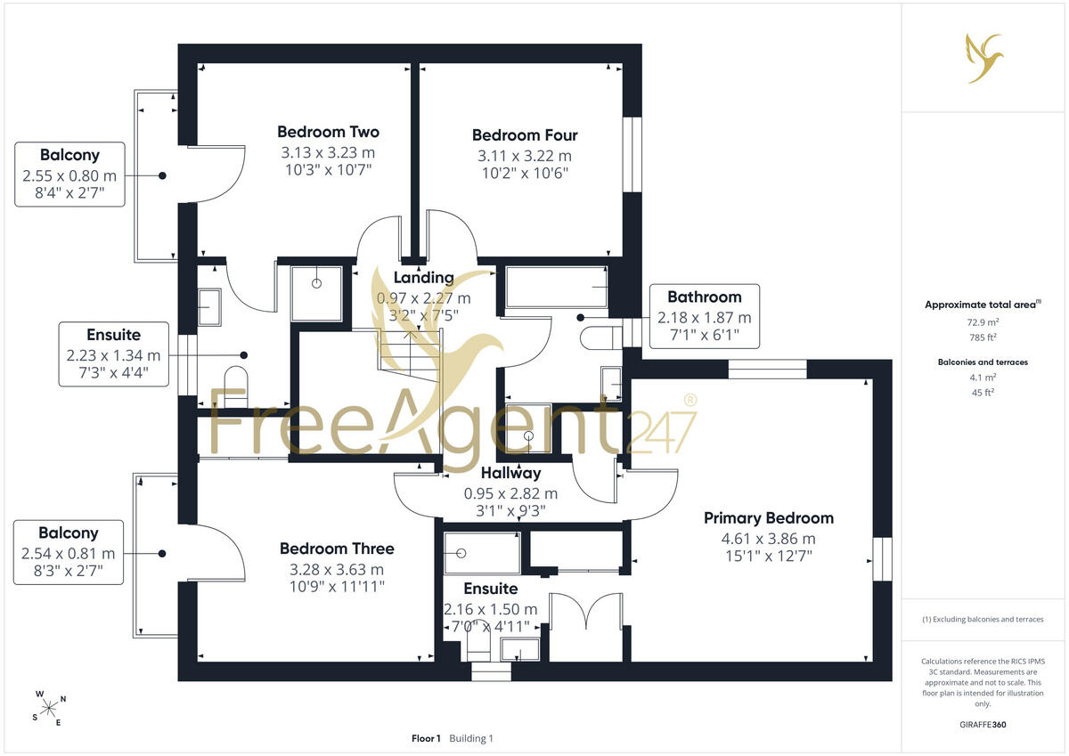 GL52, Battledown. 29 Fairford Road, Cheltenham, GL52 5FN floorplan