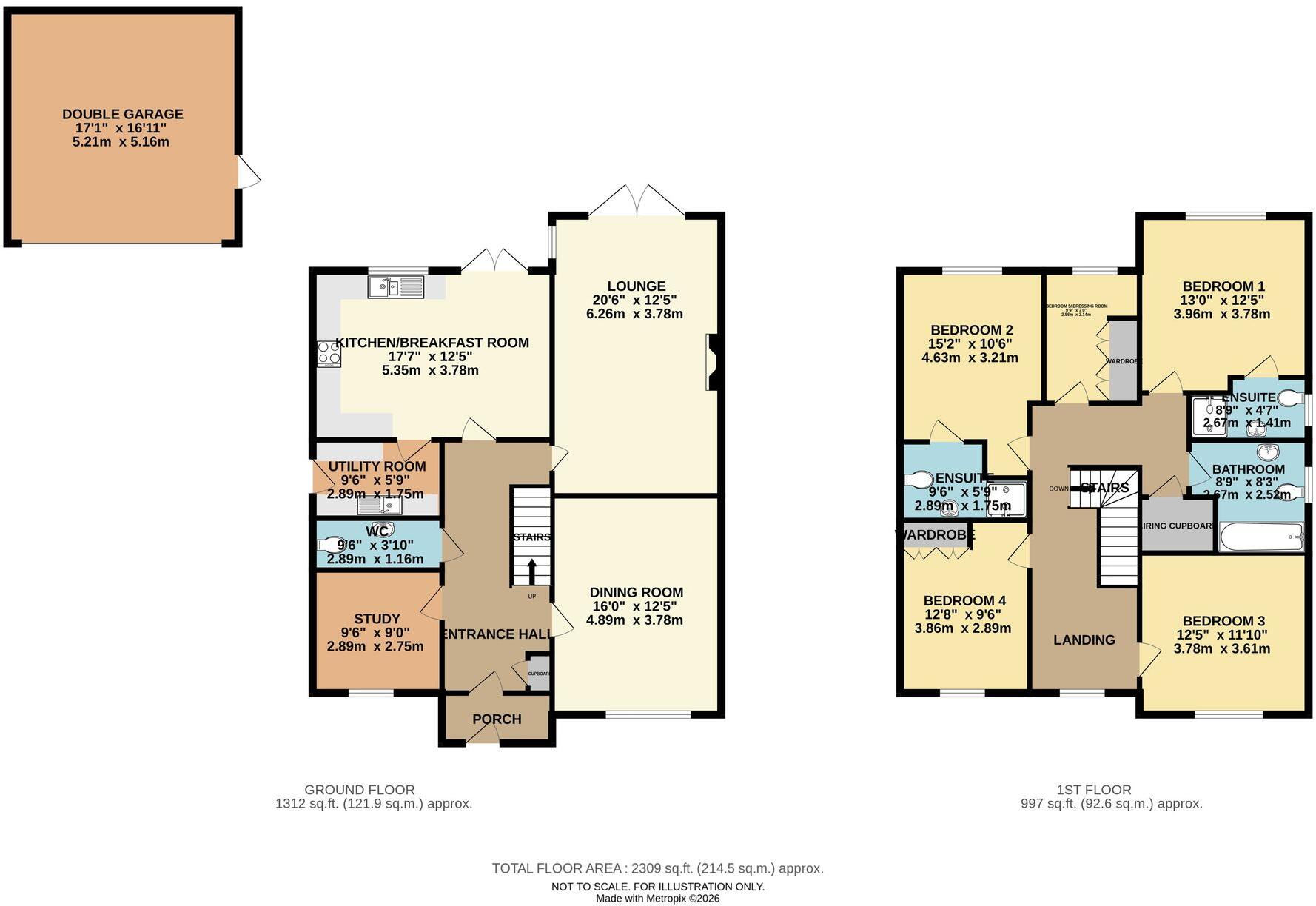 Vicarage Fields, Albrighton, WV7 floorplan