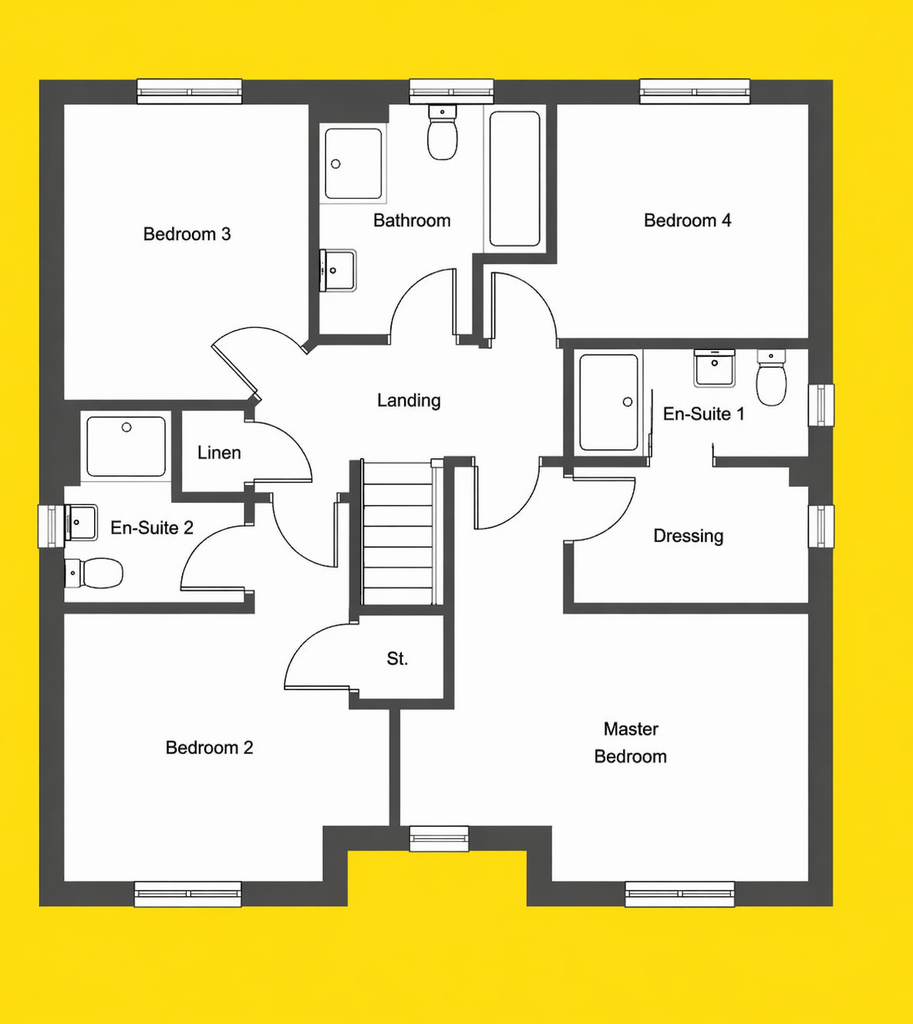 Britannia Drive, Long Grange, Blyth, Northumberland floorplan