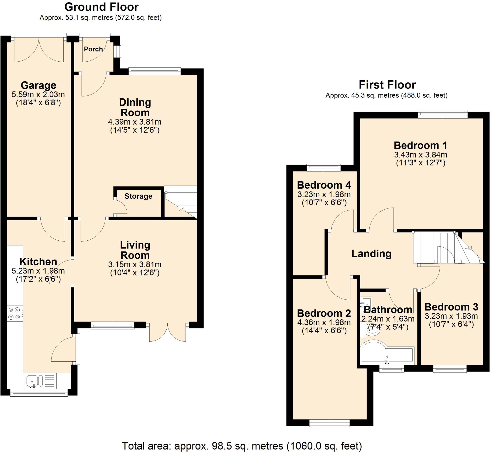 Larchwood Close, Sale, Trafford floorplan