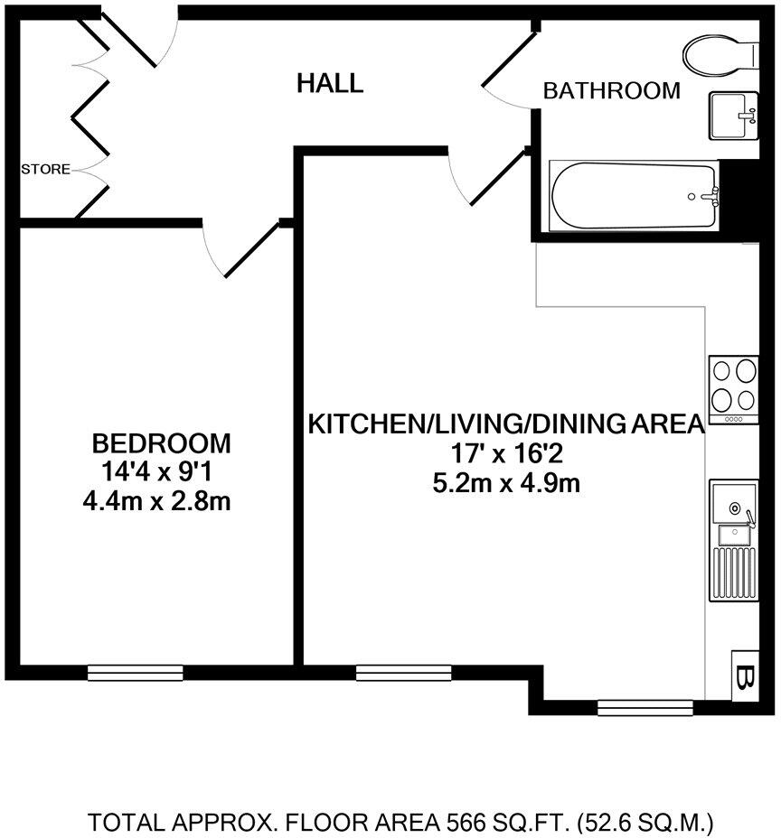 Bridge Road East, Welwyn Garden City, Welwyn Garden City, AL7 floorplan