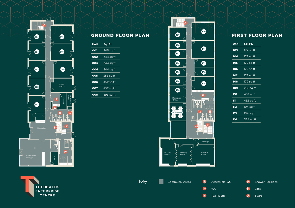Theobalds Enterprise Centre Floorplans