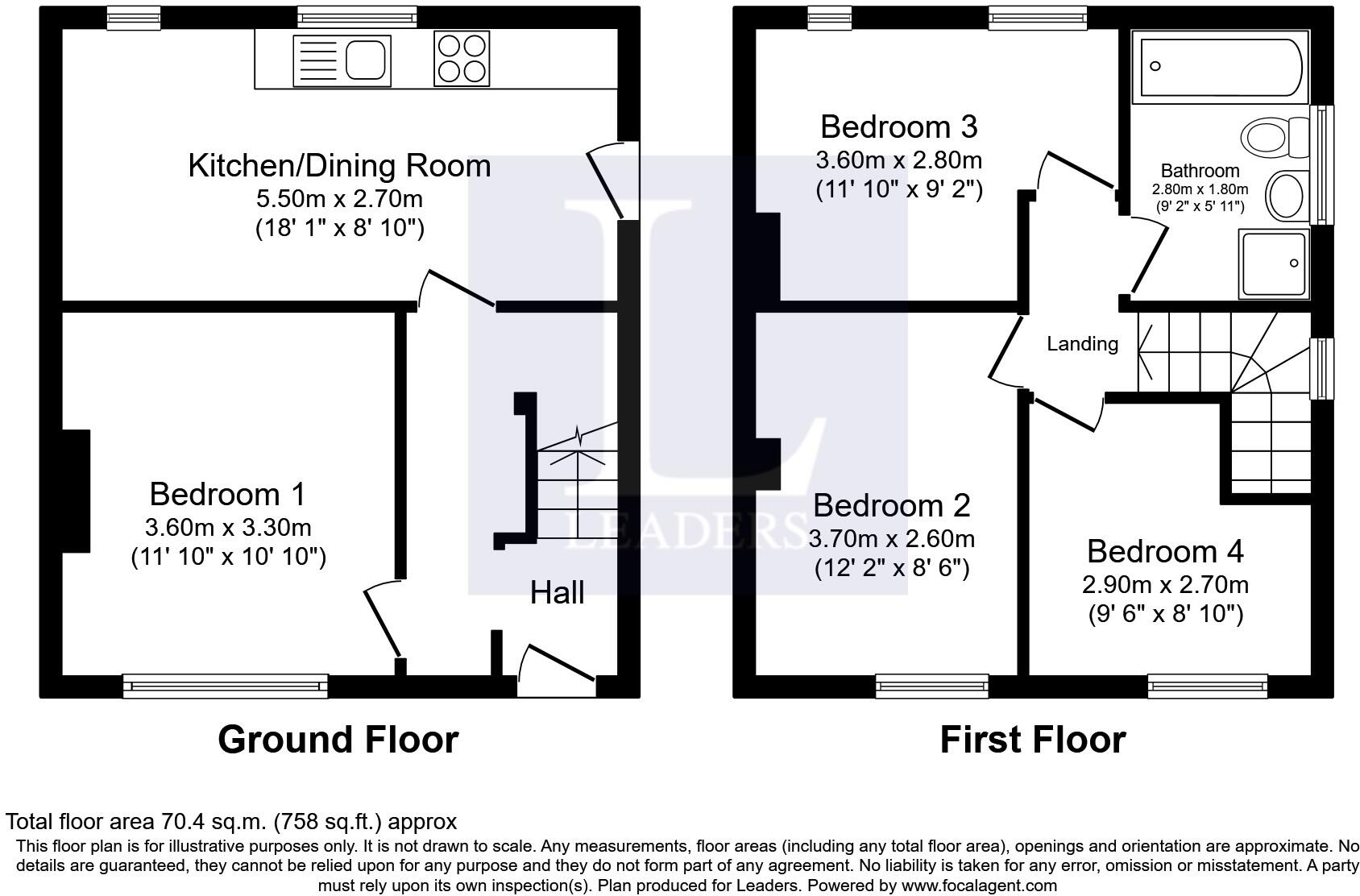 The Oval, GU2 floorplan